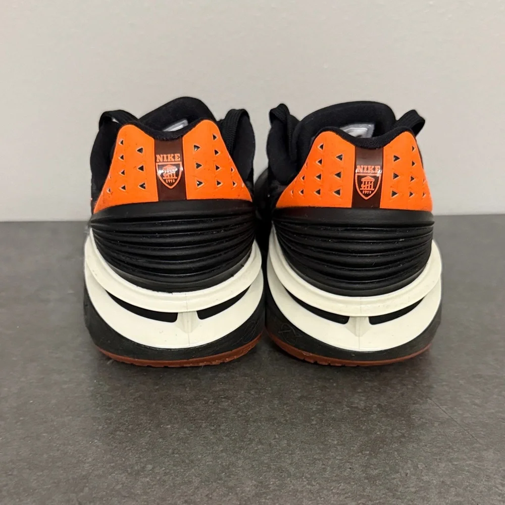 Gently used Nike GT cut version 2 Black and Orange basketball Sneaker Air zoom - Picture 5 of 14